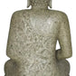 Estátua Buda Grande Escultura Pedra Vulcânica Hijau 120cm