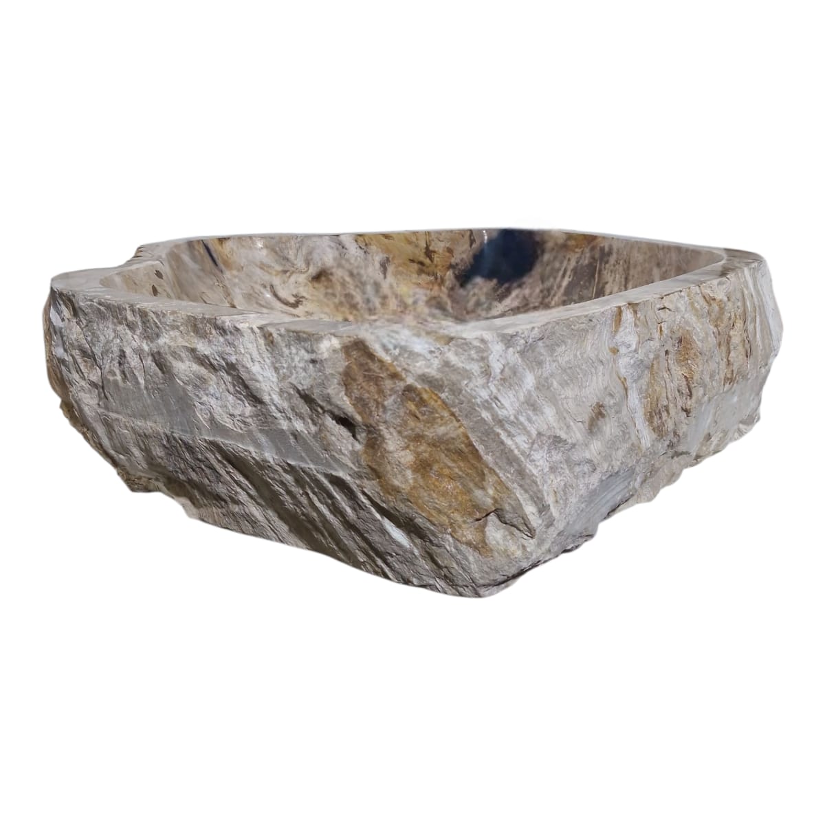 Cuba Fossilizada Madeira Petrificada Pedra Natural Importada #265