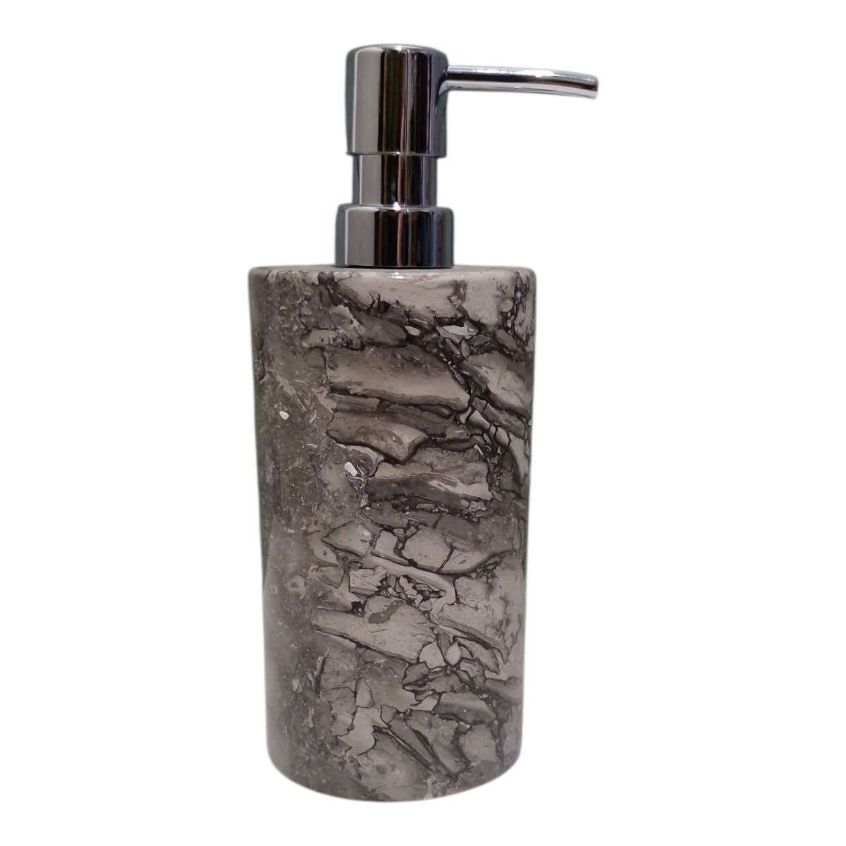 Kit Banheiro Lavabo Dispenser Saboneteira Mármore Vulcânico