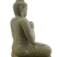 Estátua Buda Grande Escultura Pedra Vulcânica Hijau 83cm