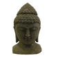 Cabeça Buda Pedra Vulcânica Escultura Pedra Hijau Bali 50cm