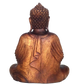 Estátua Buda Decorativo Madeira 30cm