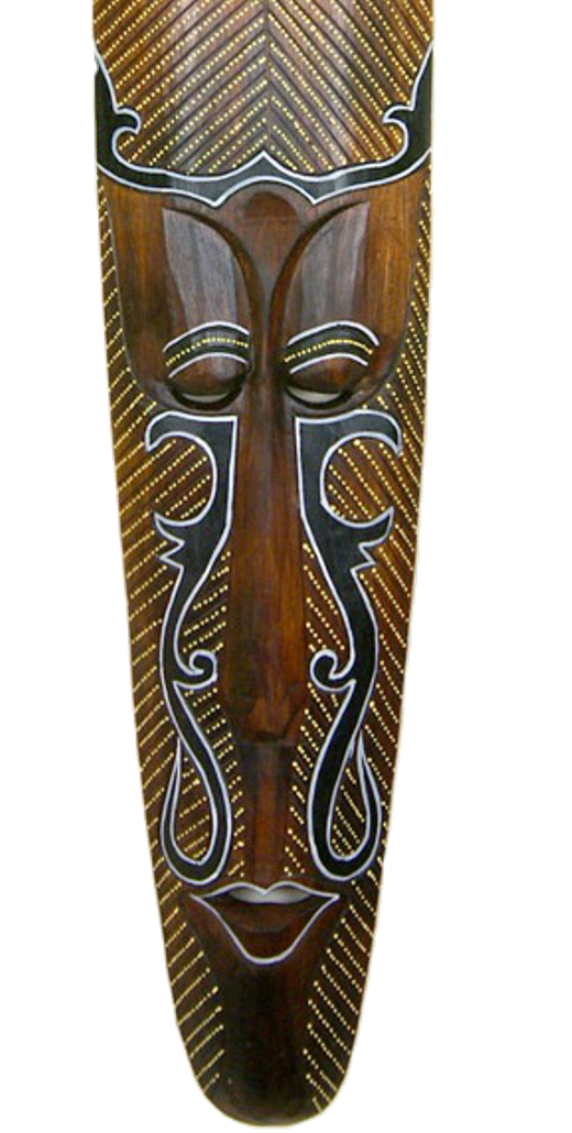 Máscara de Ciño Decorativa Madera 100cm