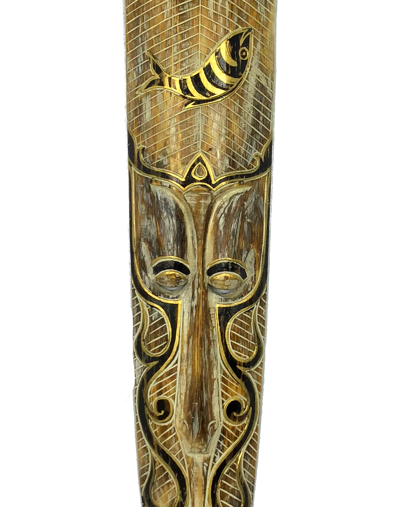 Máscara Carranca Peixe Decorativo Bali 100cm