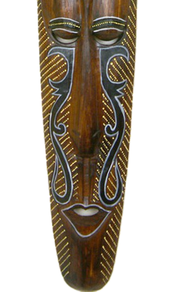 Máscara de Ciño Decorativa Madera 100cm