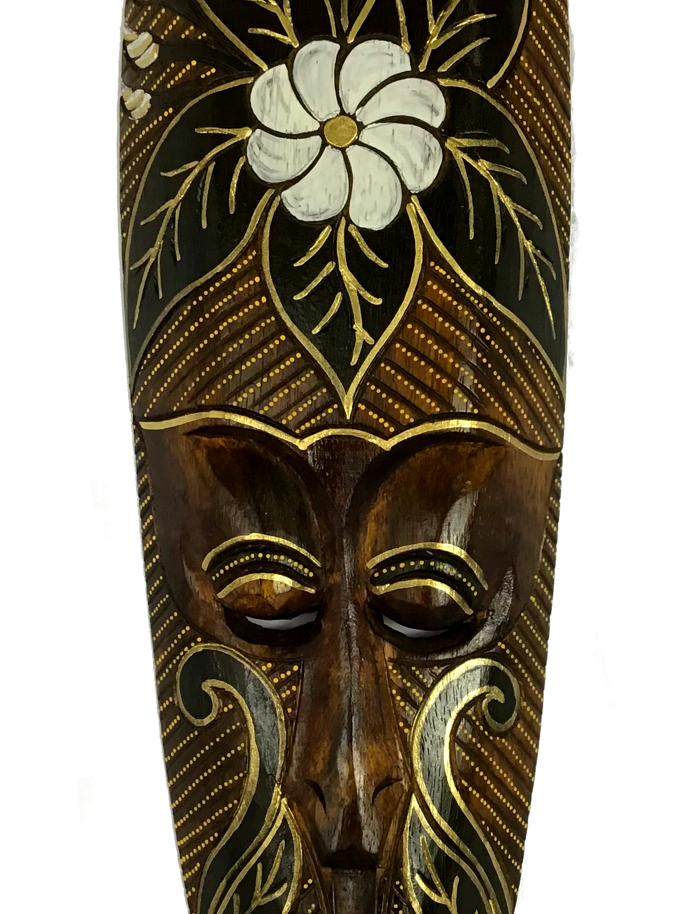 Mascarilla Flor Pared Fruncido 50cm