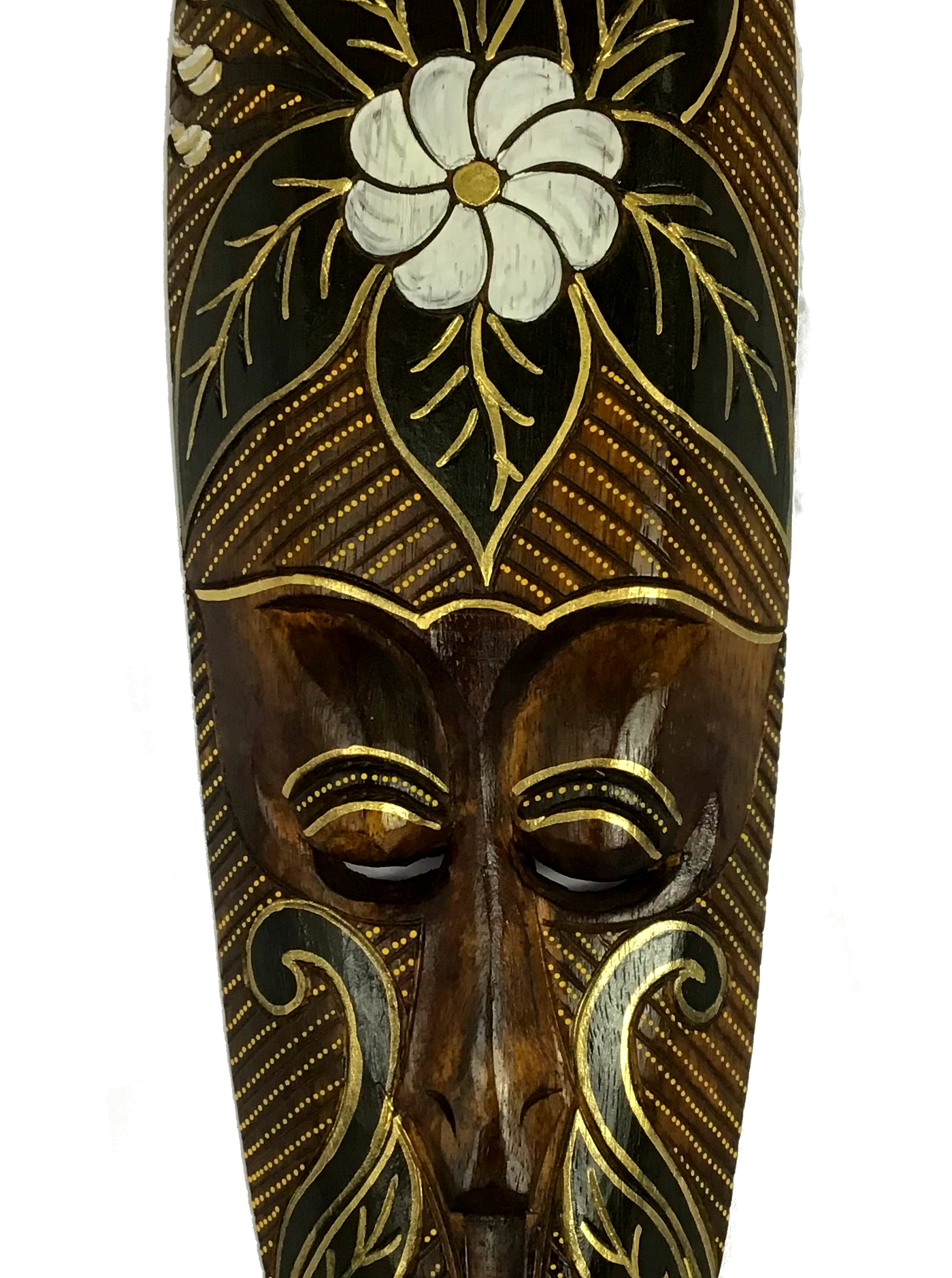 Máscara Carranca de Parede Flor 50cm
