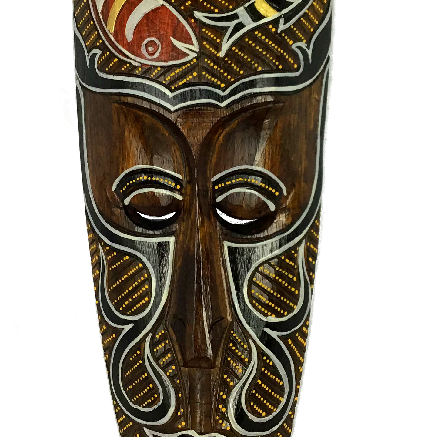 Máscara Carranca de Parede Peixe 50cm