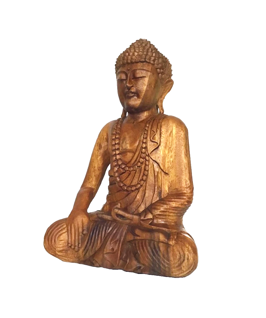 Buda de Madera Decoración Bali 50cm