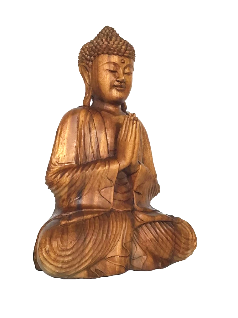 Buda de Madera Decoración Bali 50cm