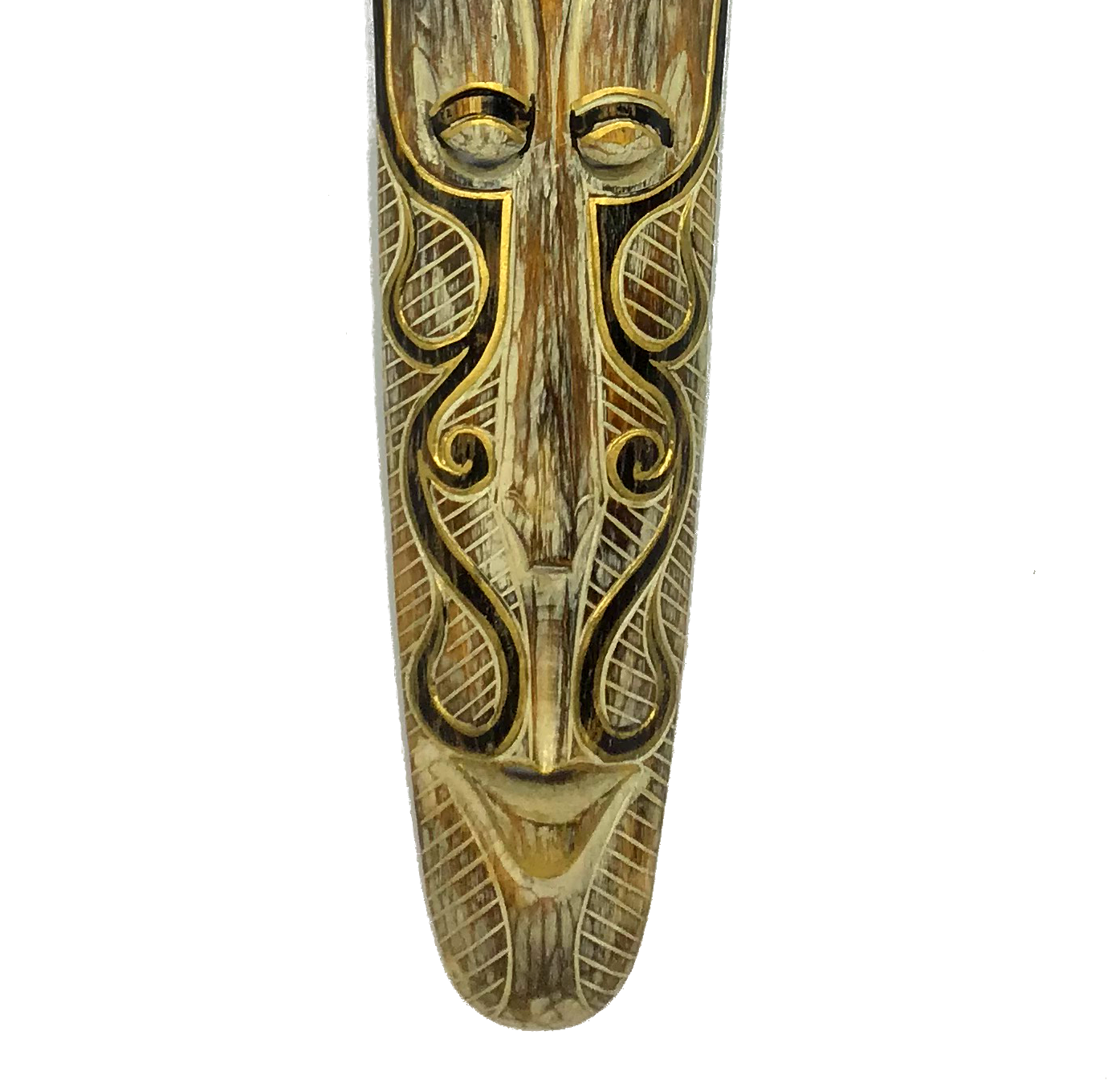 Máscara decorativa de Buda con ceño fruncido de Bali 100 cm