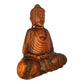 Buda Decorativo Escultura Madeira Decoração Estátua - 63cm Marrom