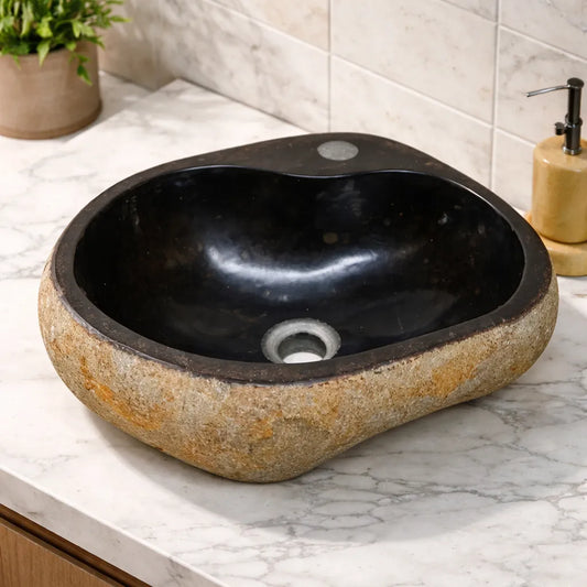 Cuba Pedra Natural Rústica River Stone Importada