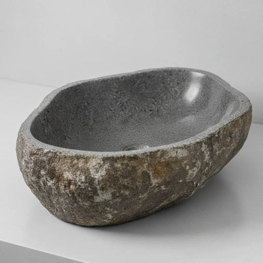 Cuba Lavabo Banheiro Pedra Natural River Stone Importada