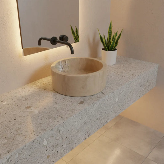 Cuba Pedra Vulcânica Natural Ônix Importada Bow