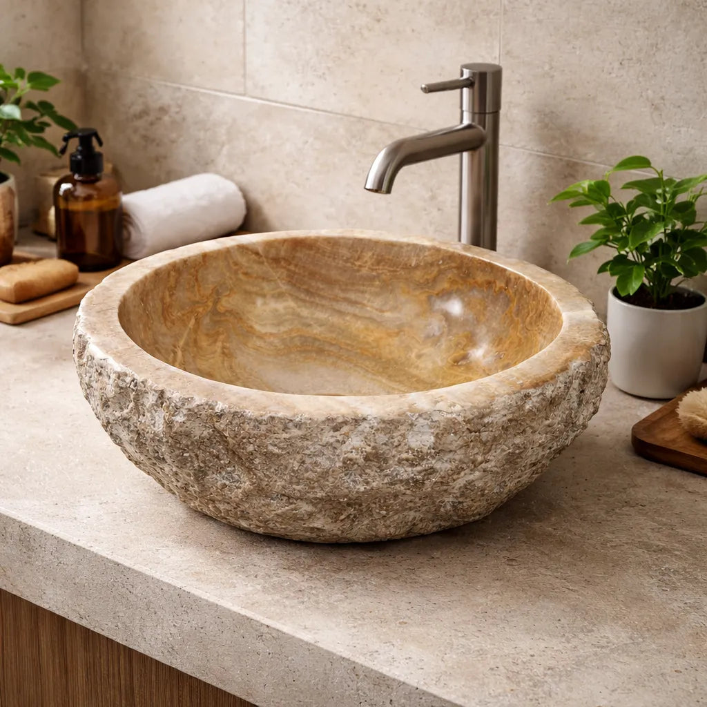 Cuba Pedra Vulcânica Ônix Rústica Indonésia Natural Polished