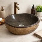 Cuba Lavabo Banheiro Riverstone Pedra Natural Importada