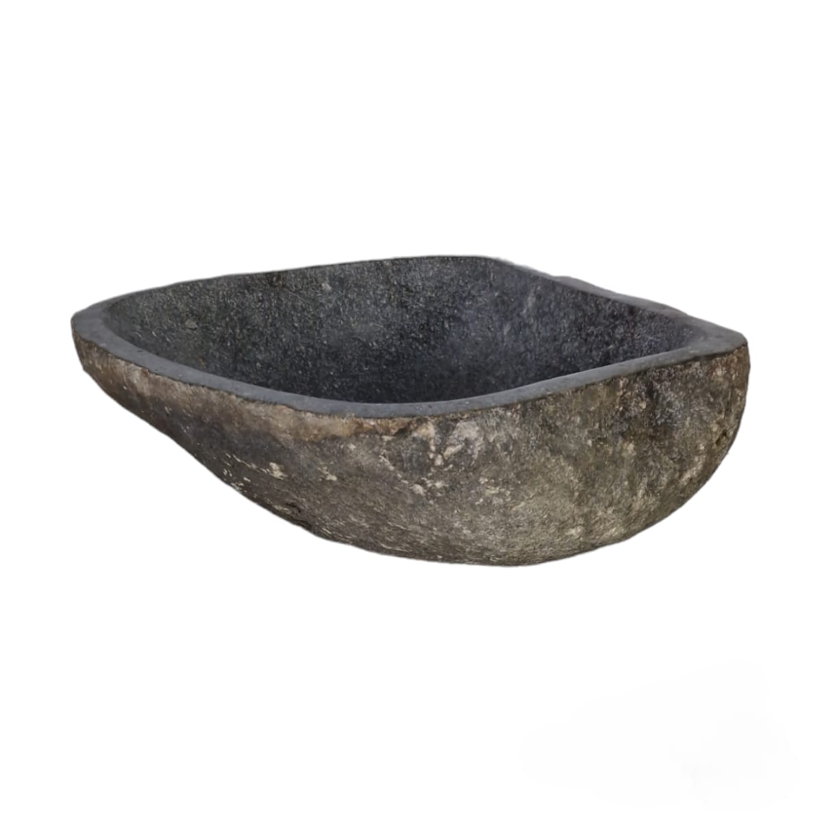 Cuba Lavabo Banheiro Pedra Natural River Stone Rústica #RS010