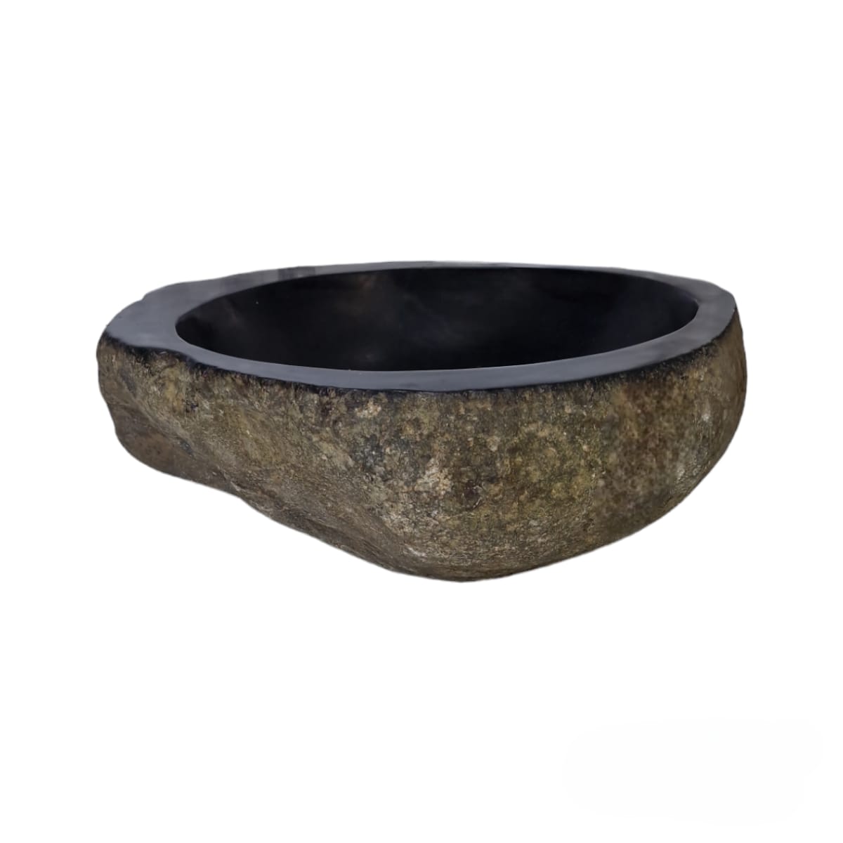 Cuba Pedra Natural River Stone Grey Importada Indonésia Bowl #281