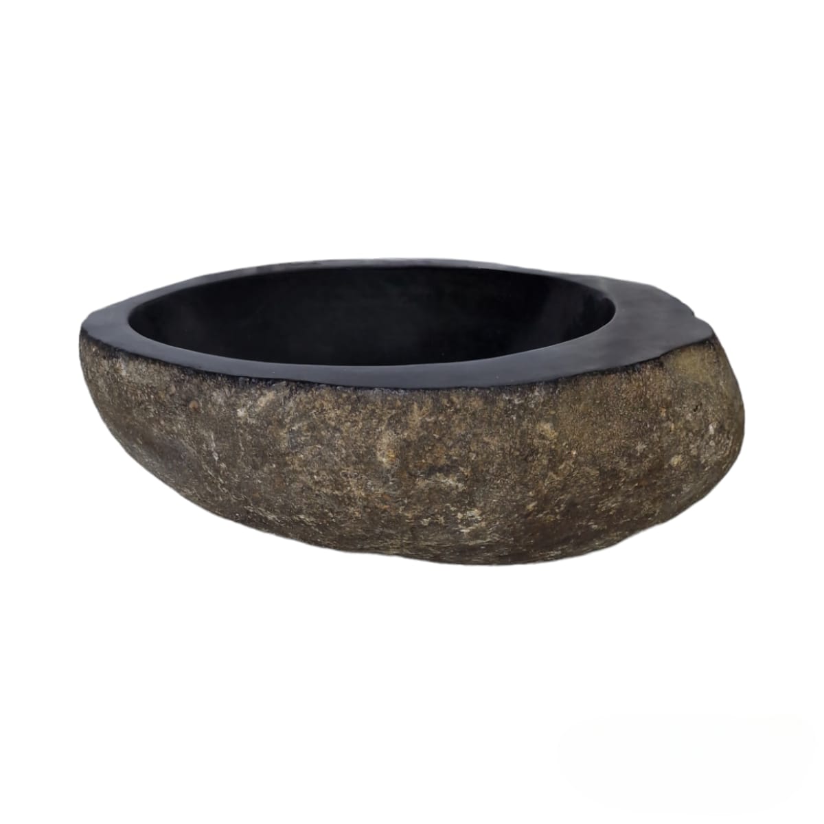 Cuba Pedra Natural River Stone Grey Importada Indonésia Bowl #281