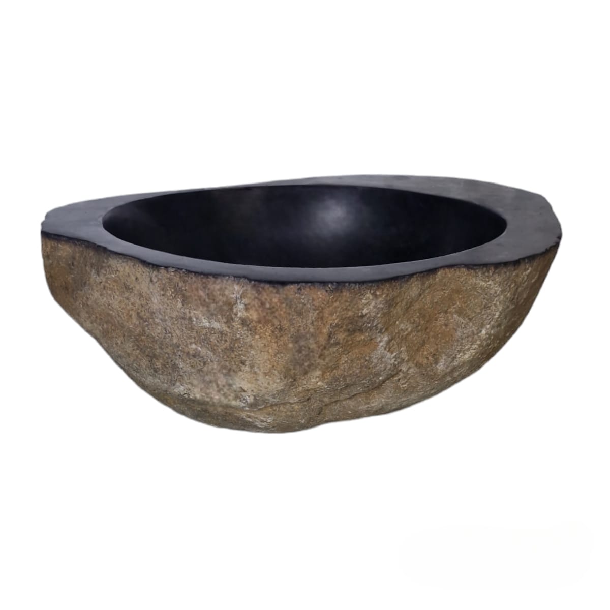 Cuba Pedra Natural River Stone Grey Importada Indonésia Bowl #262