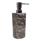 Kit Banheiro Lavabo Dispenser Saboneteira Mármore Vulcânico