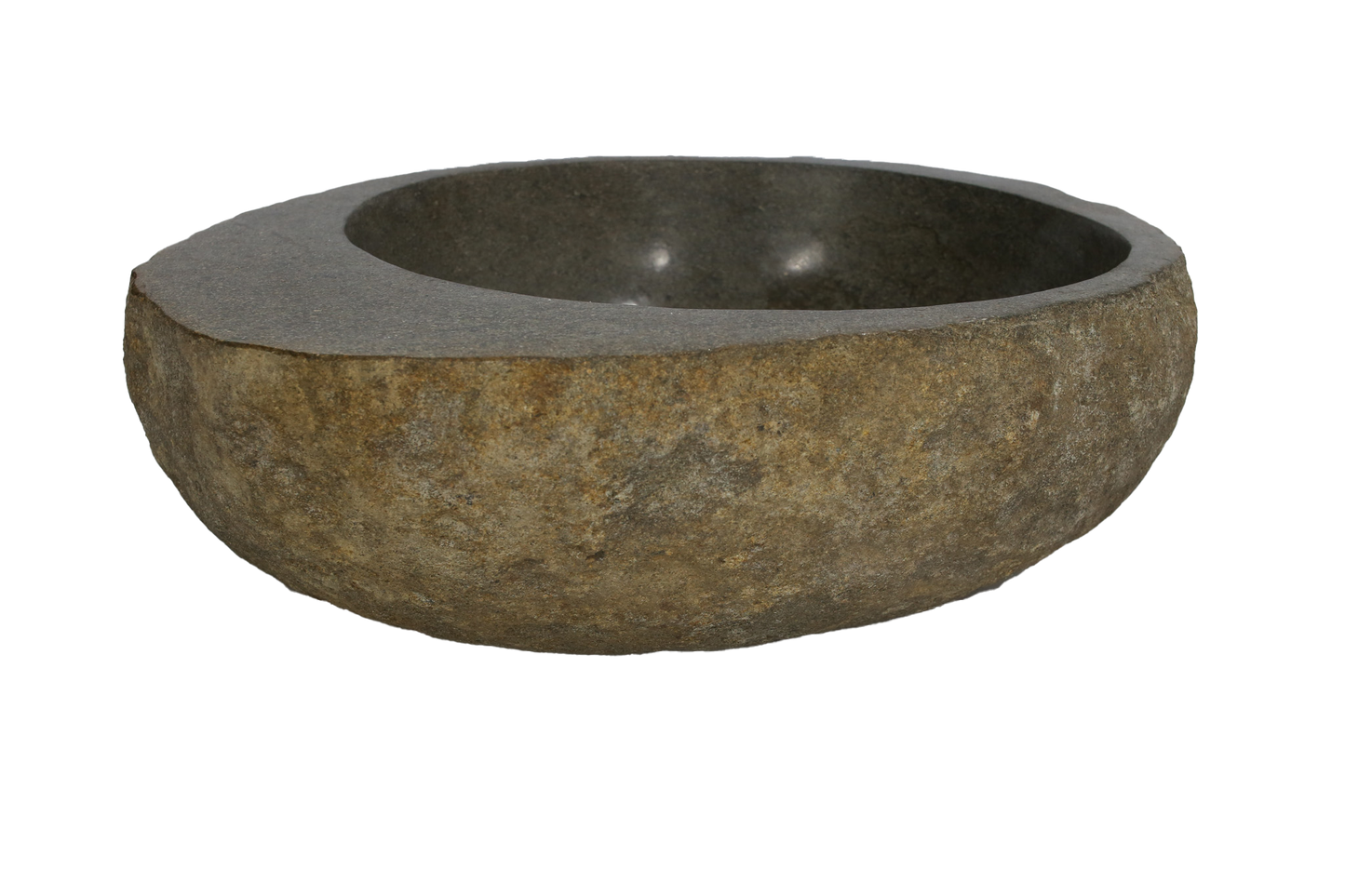 Cuba Lavabo Banheiro Pedra Natural Rústica Riverstone