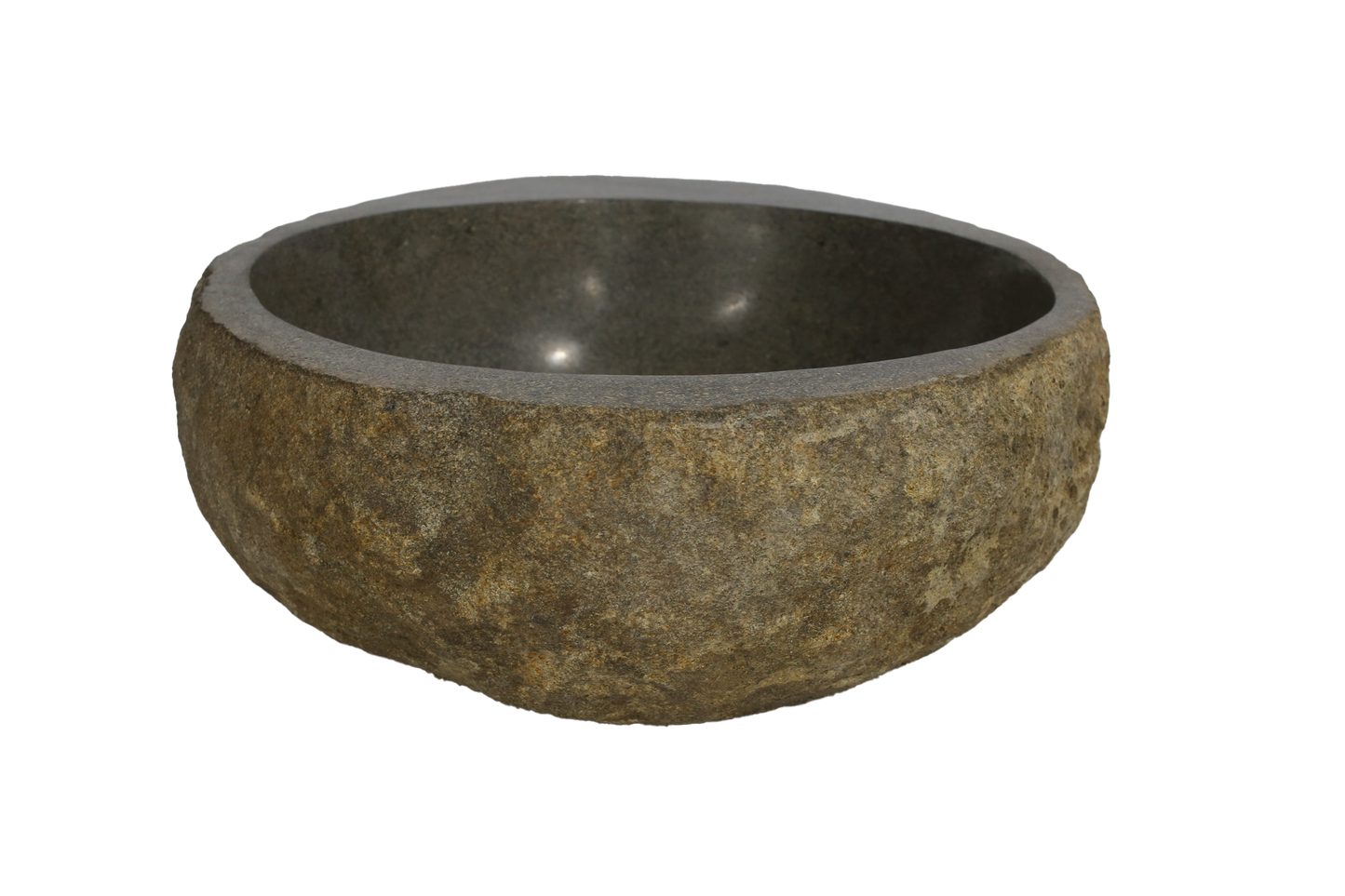 Cuba Lavabo Banheiro Pedra Natural Rústica Riverstone