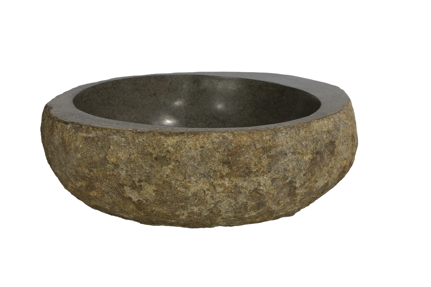 Cuba Lavabo Banheiro Pedra Natural Rústica Riverstone