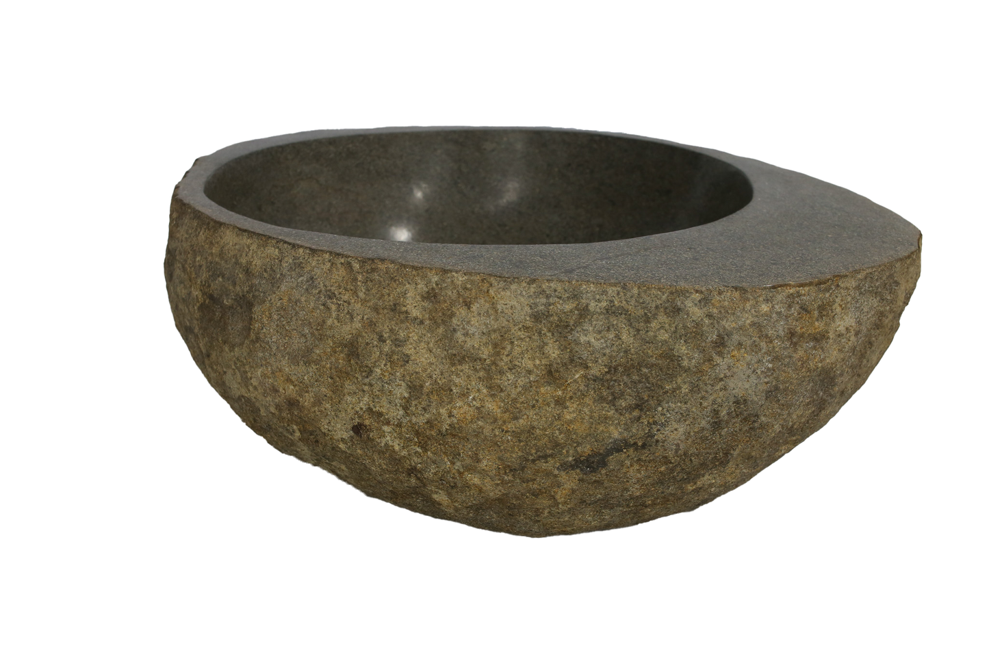 Cuba Lavabo Banheiro Pedra Natural Rústica Riverstone