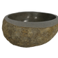 Cuba Lavabo Banheiro Pedra Natural Rústica Riverstone