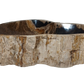 Cuba Sobrepor Apoio Pedra Natural Madeira Petrificada