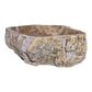 Cuba Apoio Sobrepor Pedra Natural Madeira Petrificada