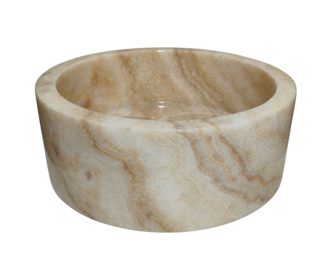 Cuba Pedra Vulcânica Rústica Natural Ônix Bowl