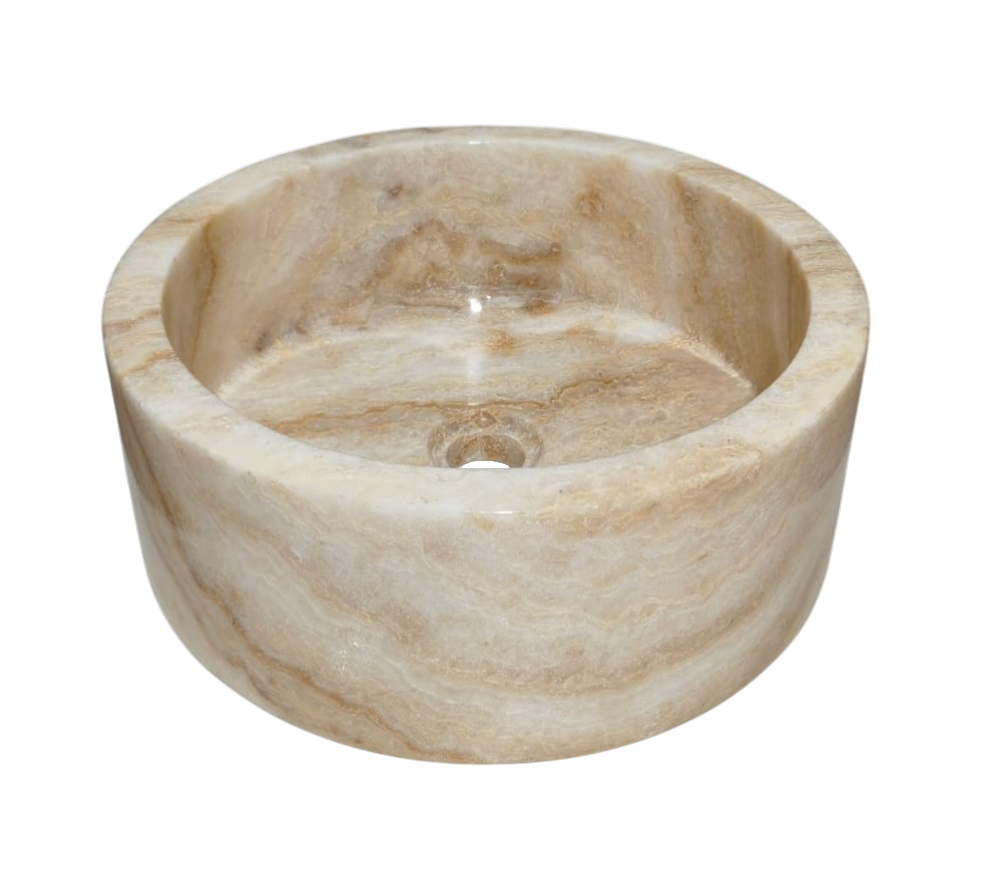 Cuba Pedra Vulcânica Rústica Natural Ônix Bowl