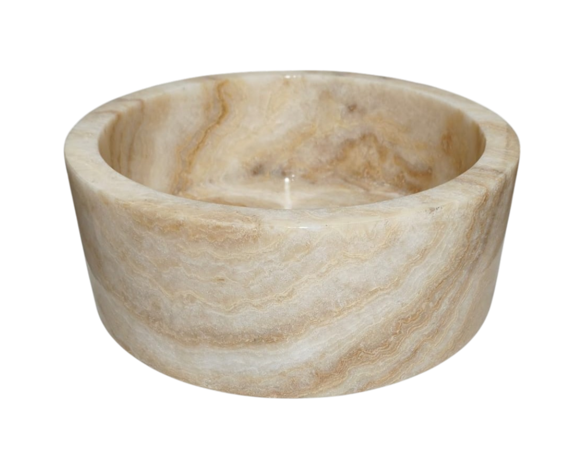 Cuba Pedra Vulcânica Rústica Natural Ônix Bowl