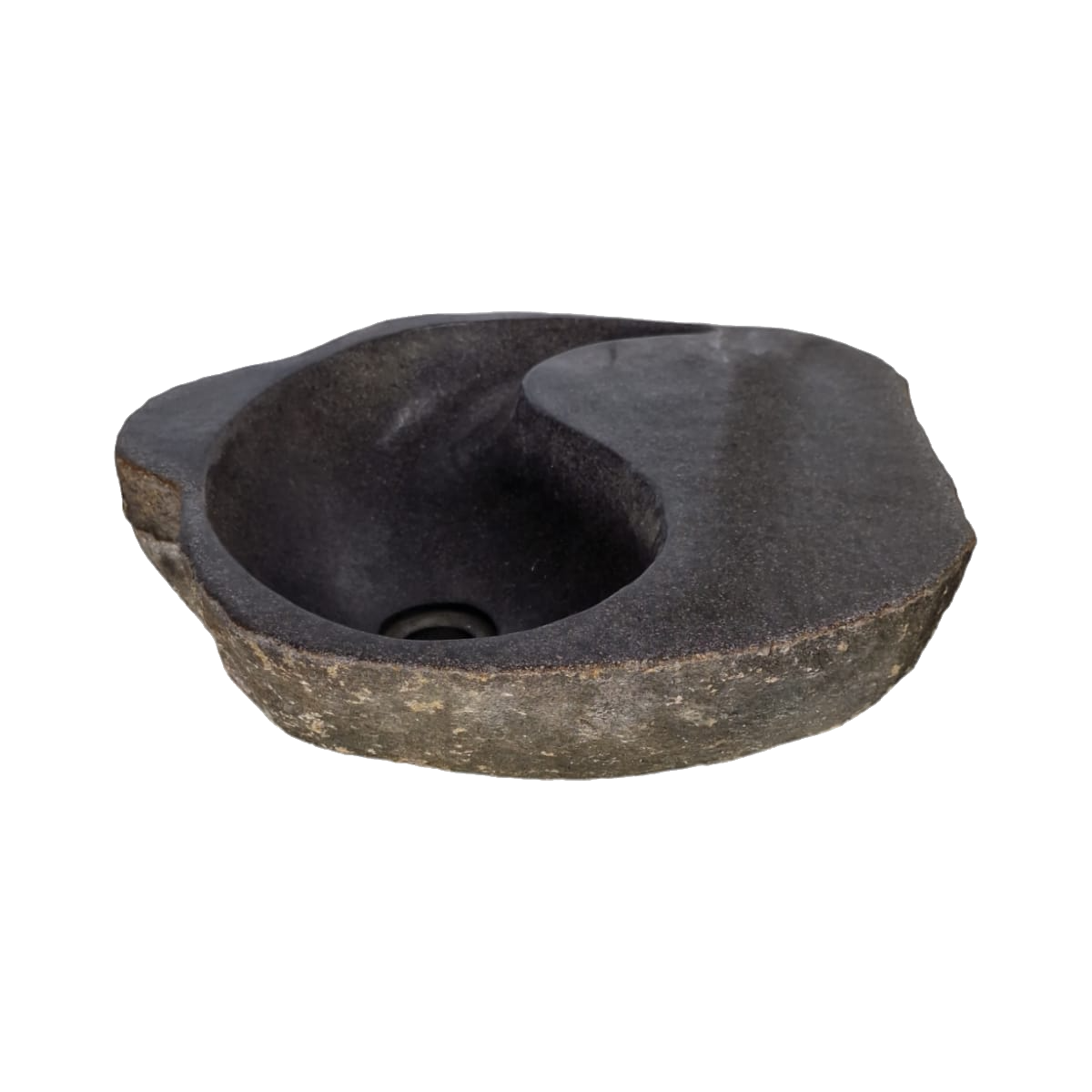 Cuba Pedra Natural Yin Yang River Stone Importada Indonésia