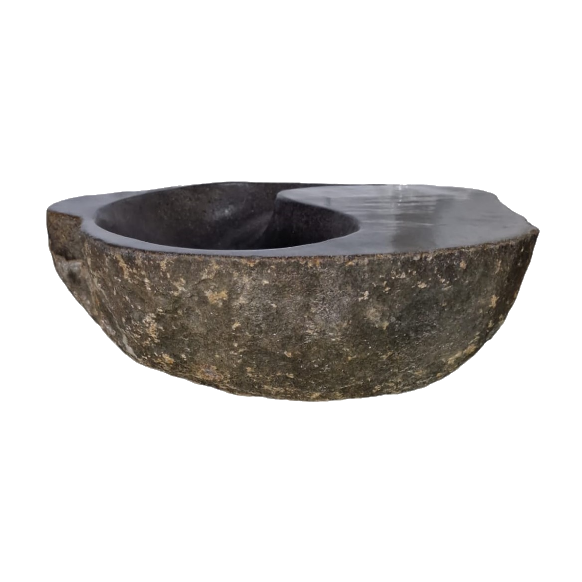 Cuba Pedra Natural Yin Yang River Stone Importada Indonésia