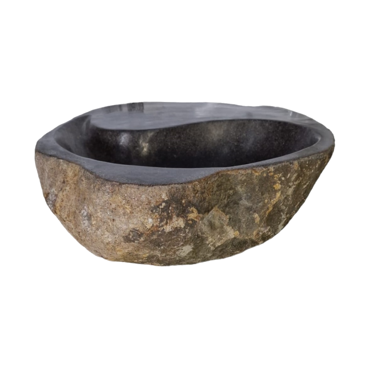 Cuba Pedra Natural Yin Yang River Stone Importada Indonésia