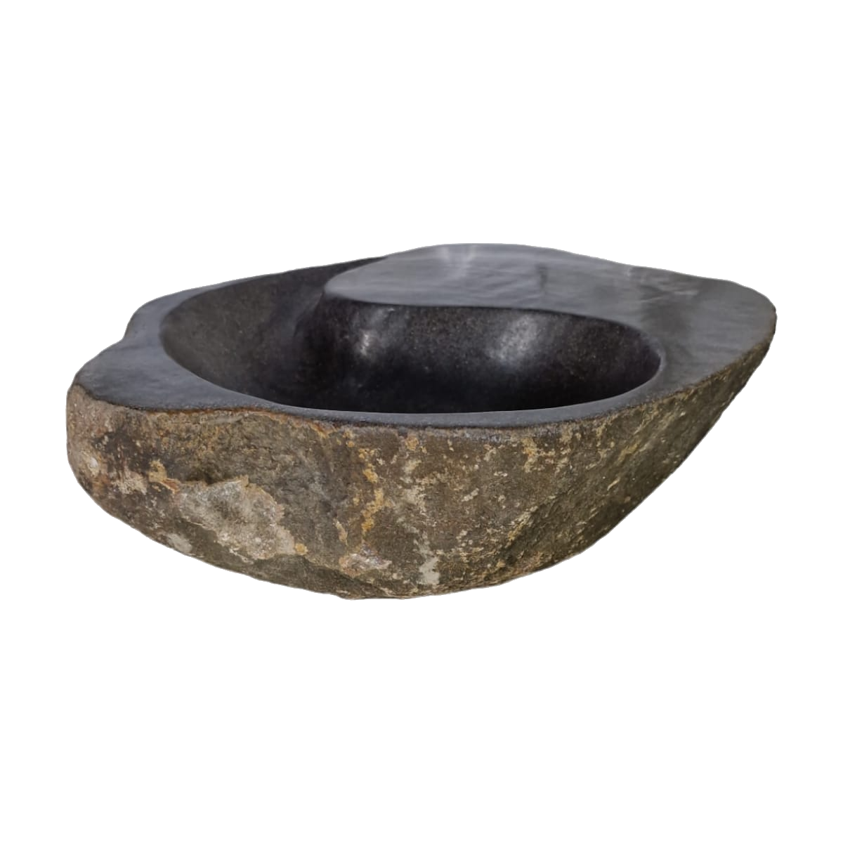 Cuba Pedra Natural Yin Yang River Stone Importada Indonésia