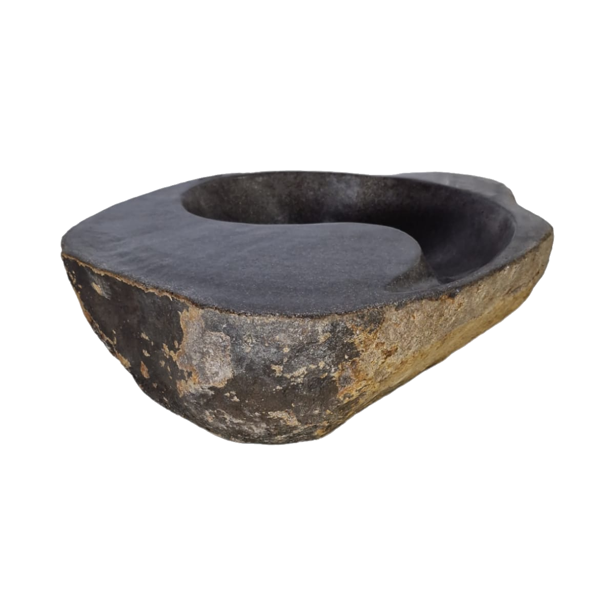 Cuba Pedra Natural Yin Yang River Stone Importada Indonésia