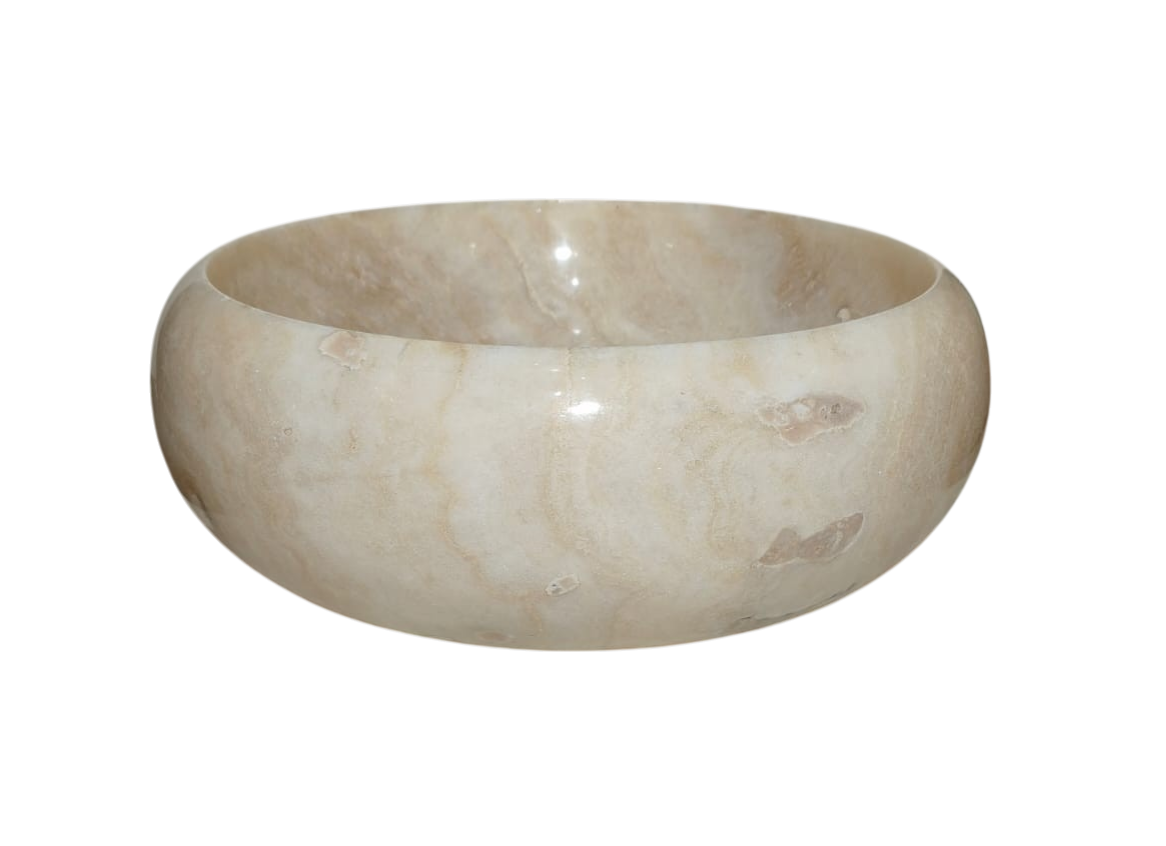 Cuba Pedra Vulcânica Natural Ônix Round