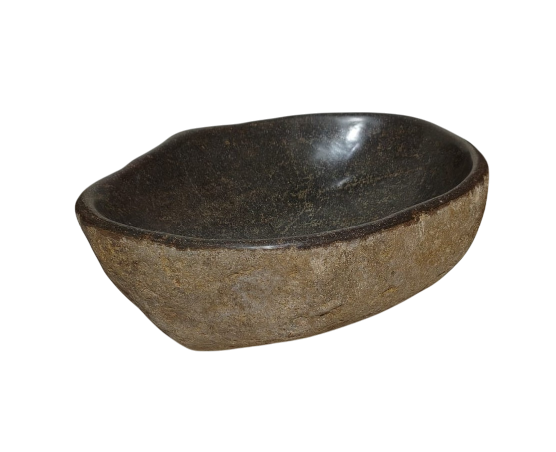 Cuba Lavabo Banheiro Riverstone Pedra Natural Importada