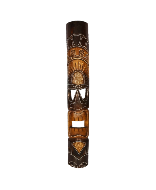 Máscara de pared decorativa de madera de Carranca 100cm
