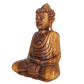 Estátua Buda Decorativo Madeira 30cm