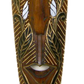 Máscara Carranca Flor Madera Bali 100cm