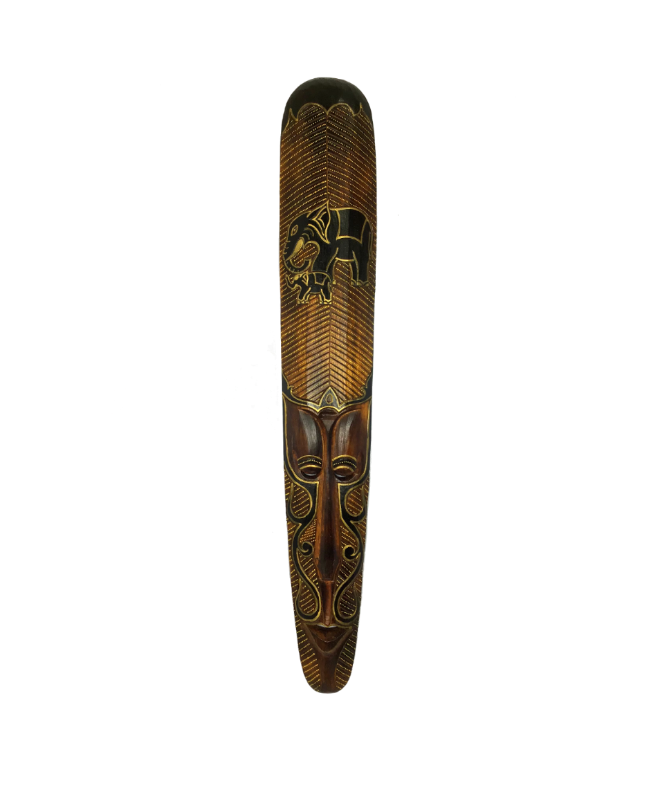 Máscara de Elefante de Madera de Bali 100cm