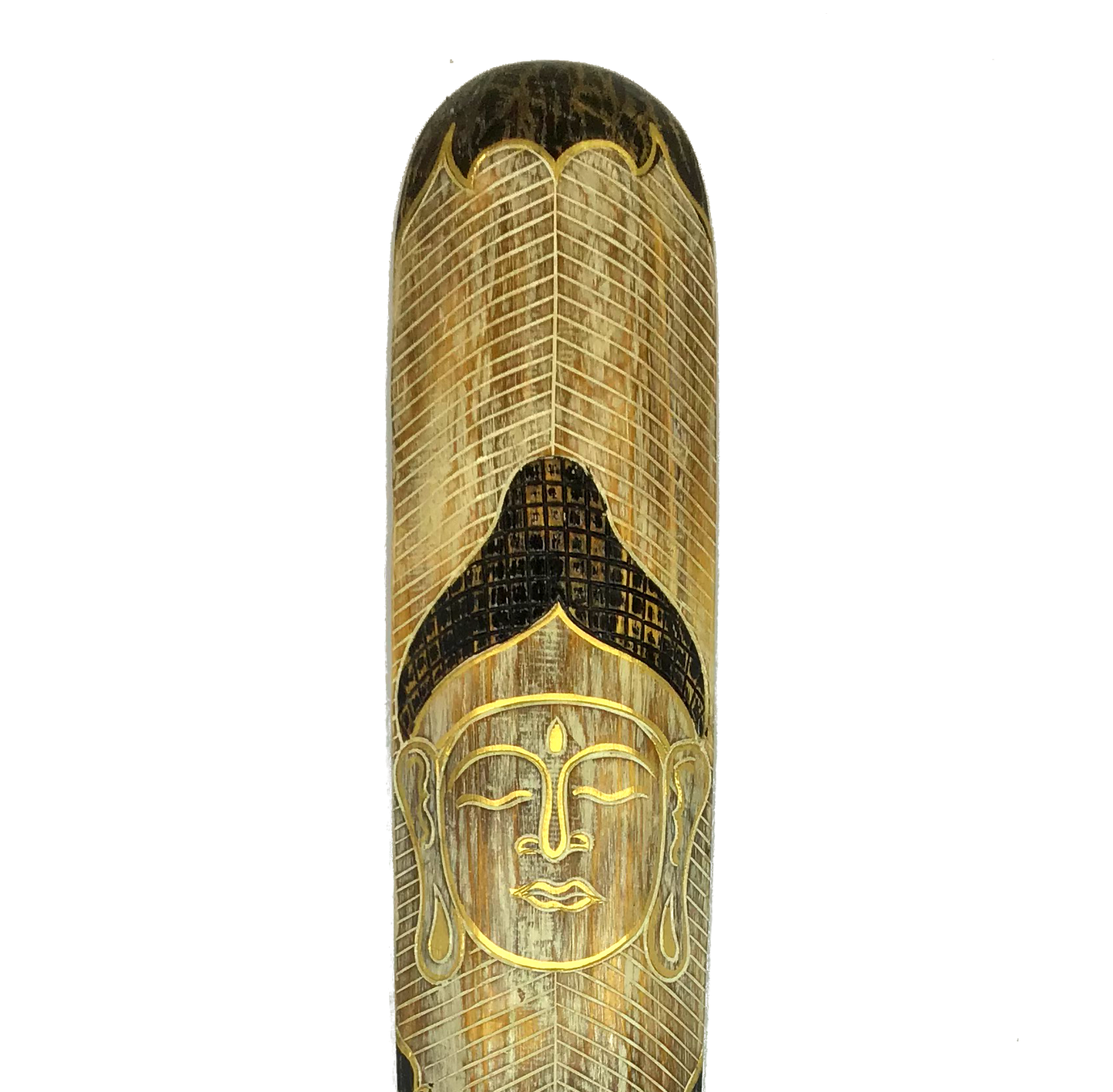 Máscara decorativa de Buda con ceño fruncido de Bali 100 cm