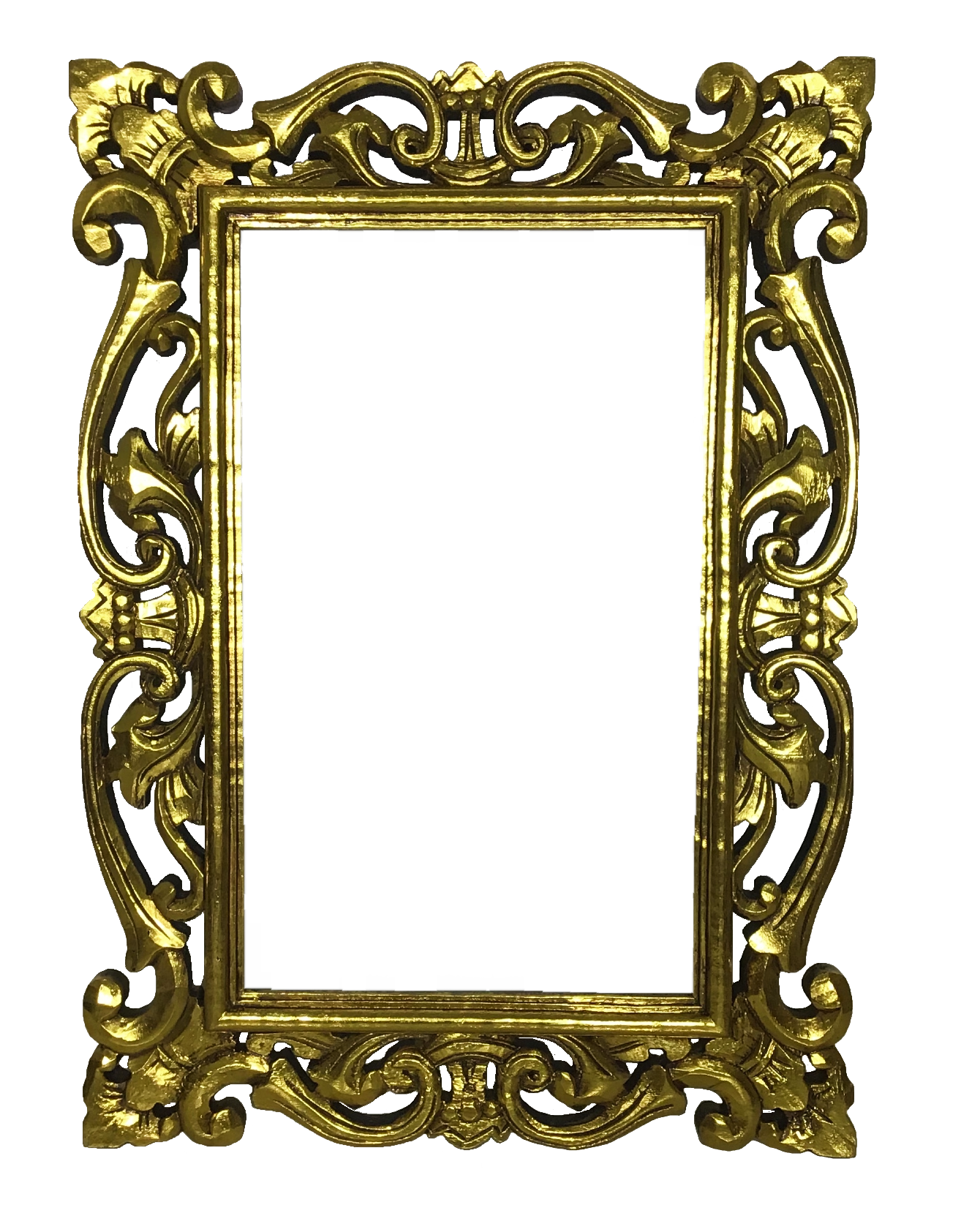 Marco de espejo tallado 70cm x 50cm 