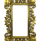 Marco de espejo tallado 60cm x 40cm 